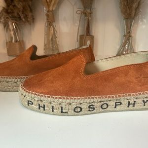 Philosophy Suede Espadrilles